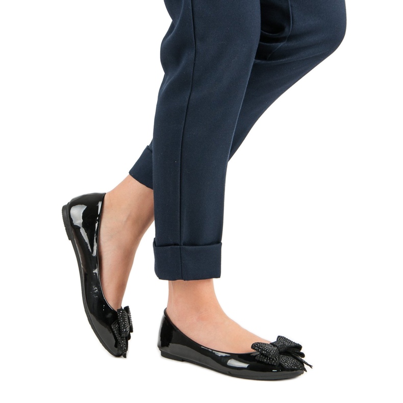 Comer Ballerina Med En Rosett svart 1