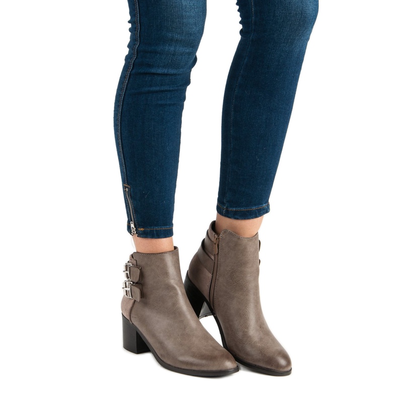 Super Mode Snygga bruna stövlar 2