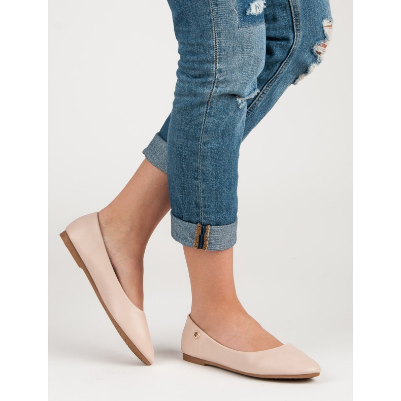 Klassiska ballerinor brun 2