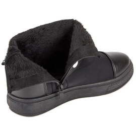 Bestelle Trendiga höga sneakers vit svart 2