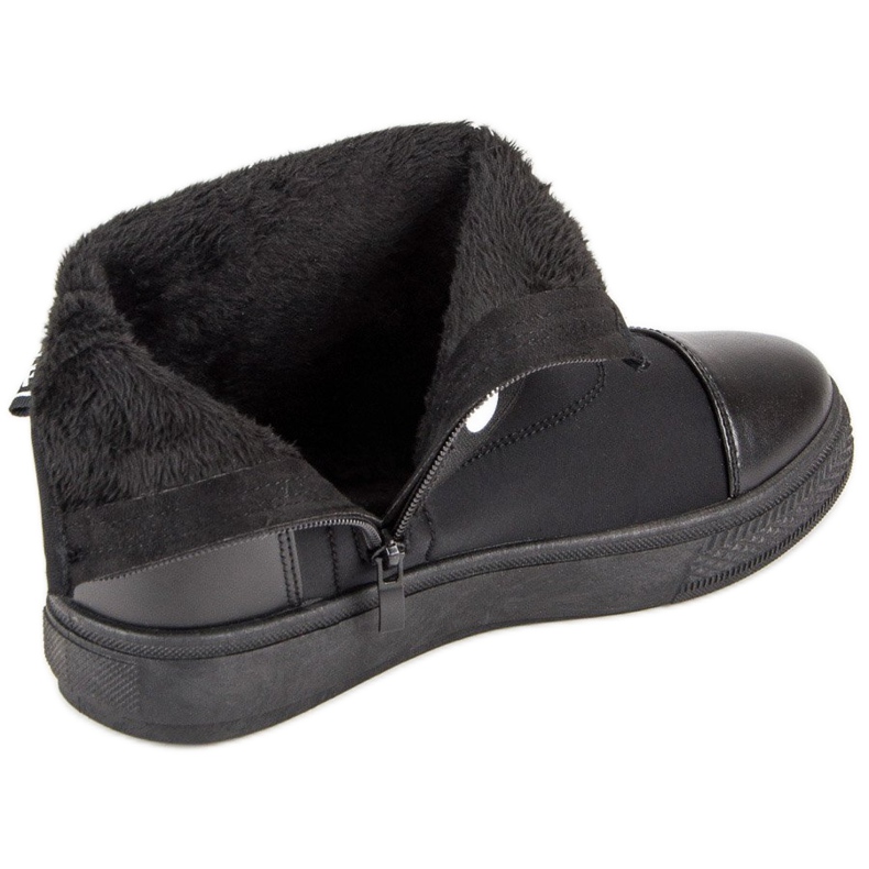 Bestelle Trendiga höga sneakers vit svart 2