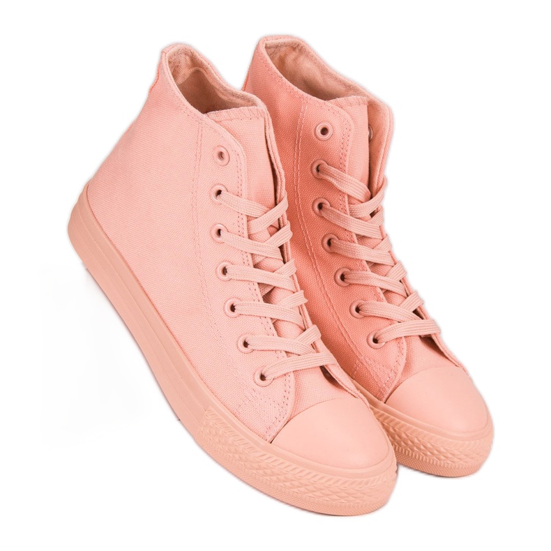 Höga sneakers rosa 2
