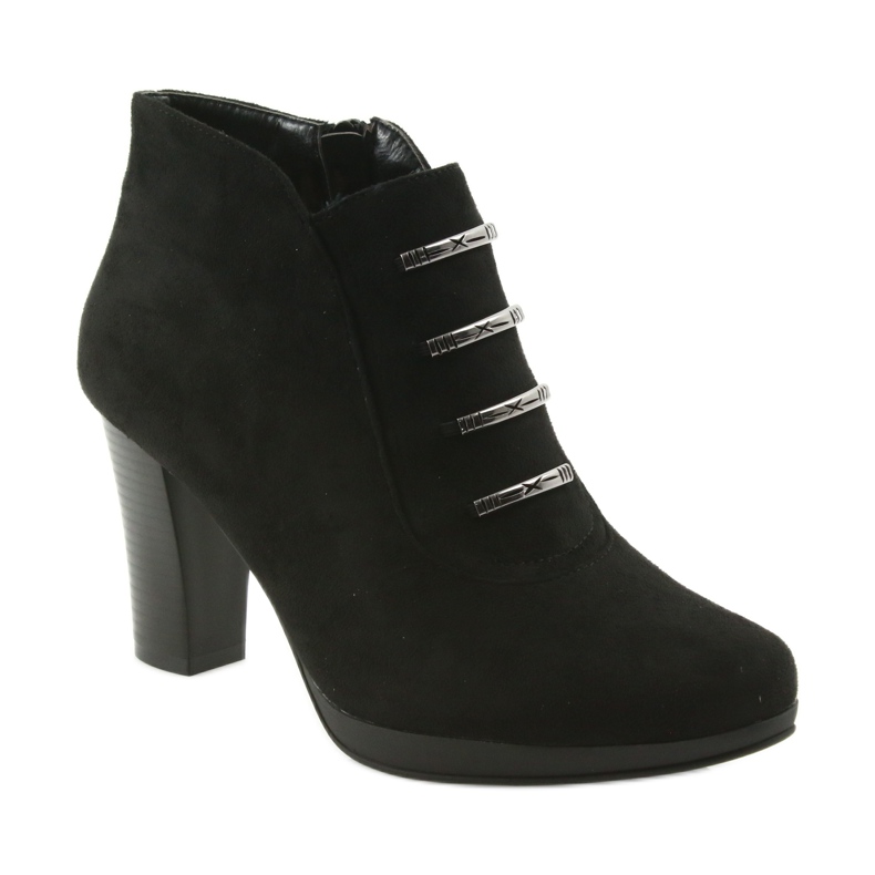 M.Daszyński Daszyński mocka stövlar på stolpen svart 1