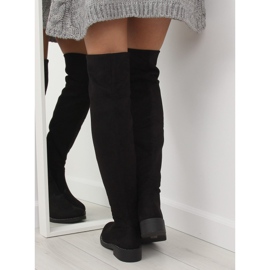 Svarta musketeerstövlar 0-231 Svart 2