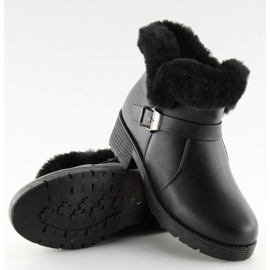 Svart Kvinnors svarta stövlar SJ1820-1 Svart 2