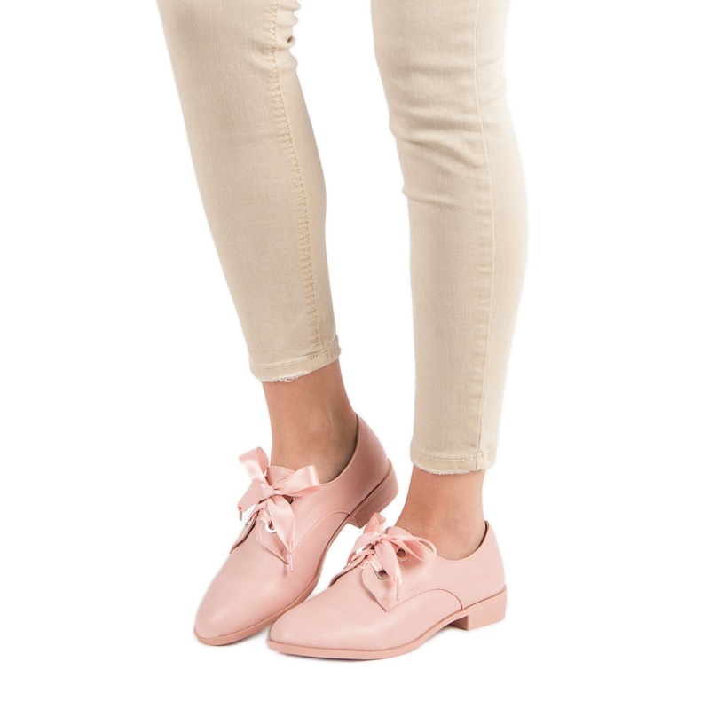 Tina&Co Knutna brogues rosa 2