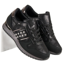 Trendiga sportskor svart grå 1