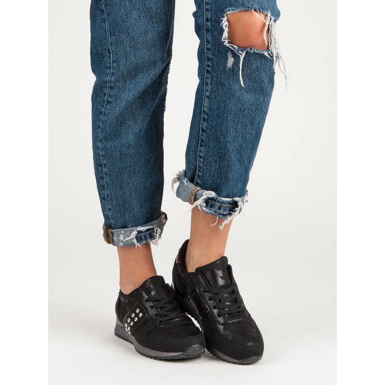 Trendiga sportskor svart grå 2