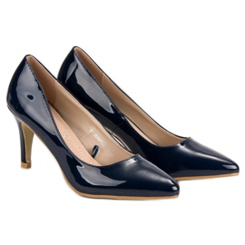 VINCEZA marinblå pumpar 1