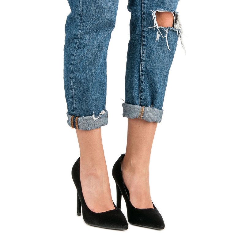 Seastar Svarta högklackade skor 2