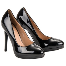 Seastar Sexiga lackerade höga klackar svart 1