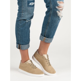 Bekväma sportskor gul 1