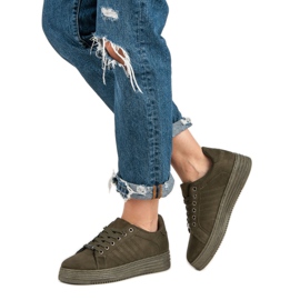 Sneakers på MCKEYLOR -plattformen grön 2