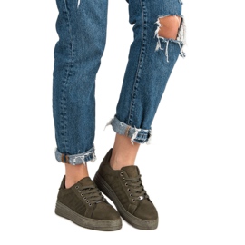 Sneakers på MCKEYLOR -plattformen grön 1