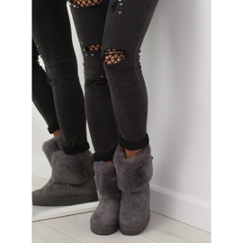 Grå Kvinnors grå snöskor LV58 Grå 1