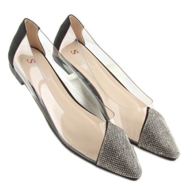 Svart transparent ballerina LT111P Svart 1