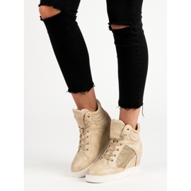 Mazzoni Beige sneakers 1