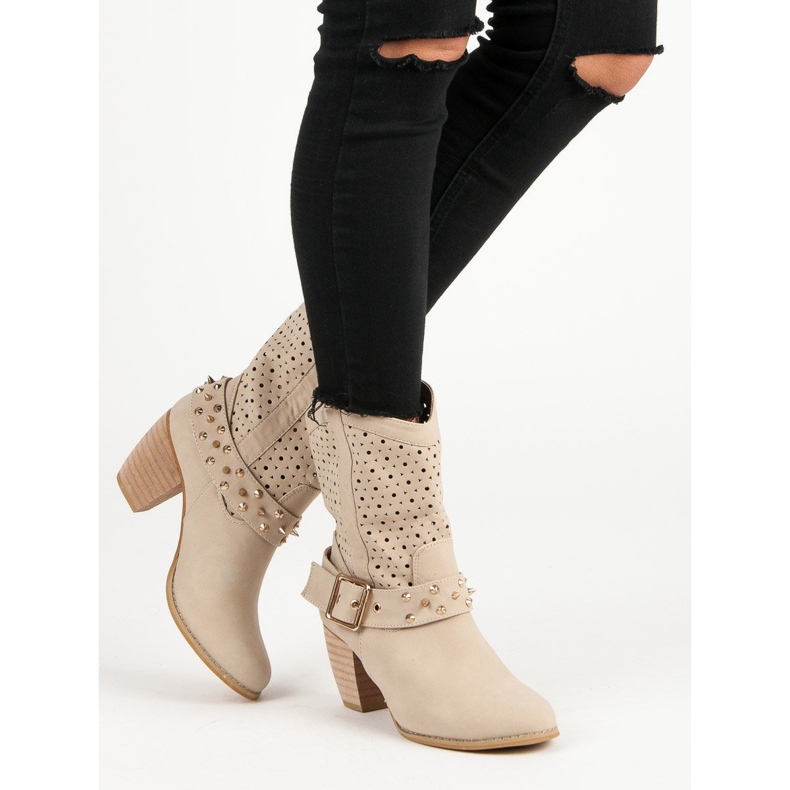 Mazzoni Openwork stövlar brun 1