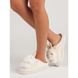 Varma tofflor brun 2