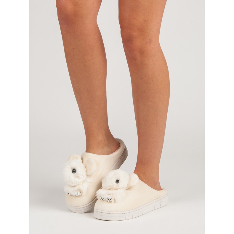 Bekväma tofflor brun 1