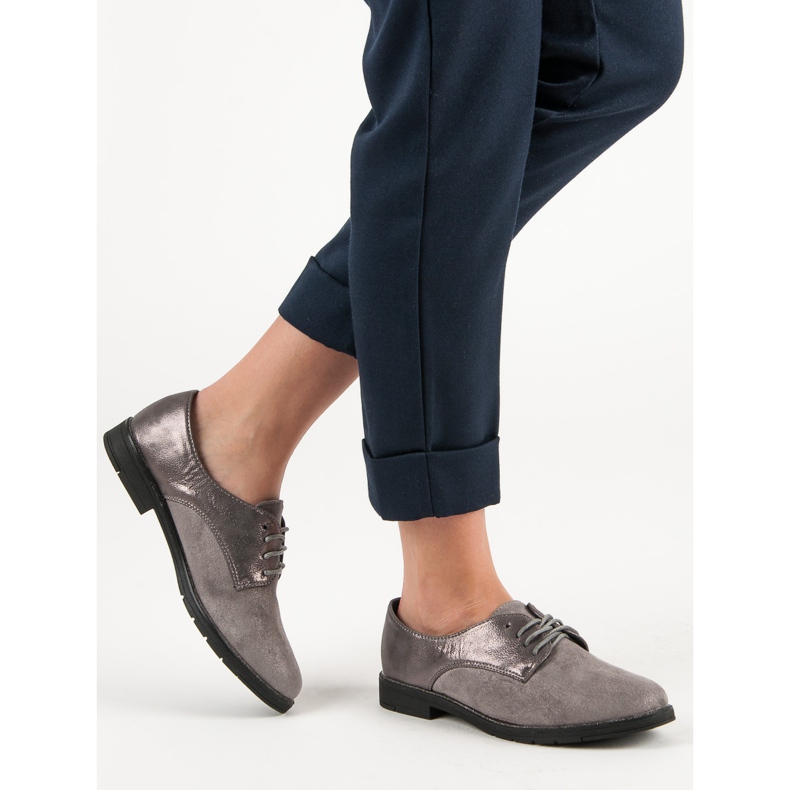 Bestelle Grå skor gul 2