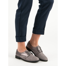 Bestelle Grå skor gul 1