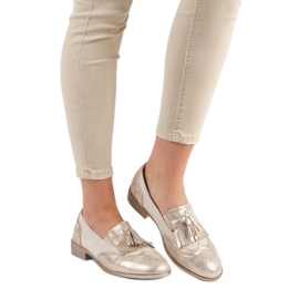 Tina&Co Loafers med fransar gul 1