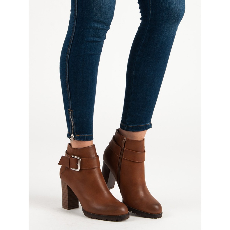 Super Mode Kamelstövlar på stolpen brun 1