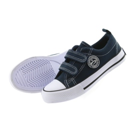 American Club Amerikanska sneakers barnskor sneakers vit marinblå 4