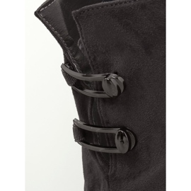 Grå Over-boots höga klackar BH131-HB Grå 1