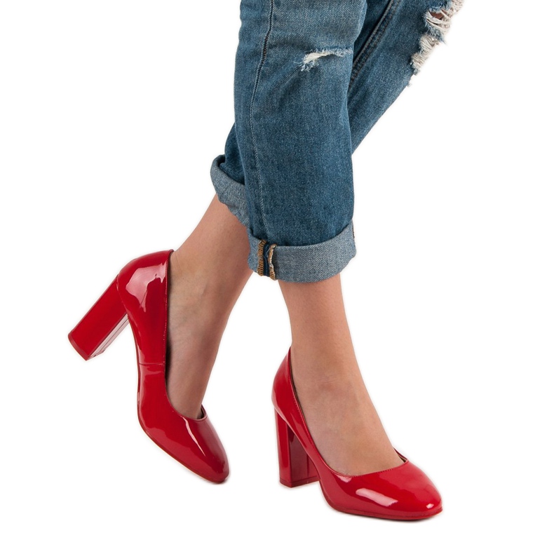 Seastar Rödlackerade pumpar 1