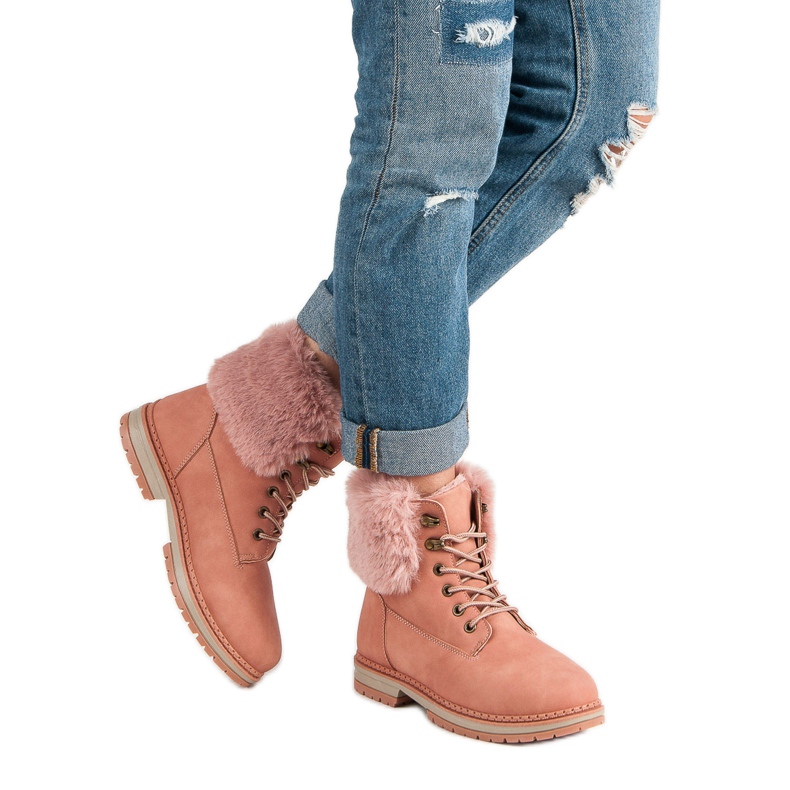 SDS Rosa fällare med päls 2