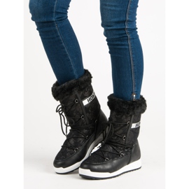 Höga snöskor svart 1