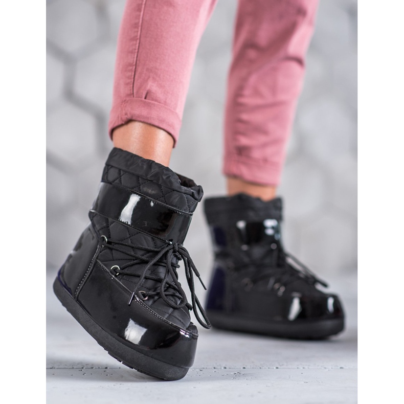 Trendiga snöskor svart 1