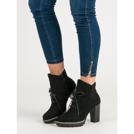 Nio Nio Trendiga stövlar på plattformen svart 2