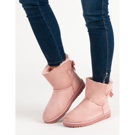 Queentina Rosa Mukluki Med En Rosett 1