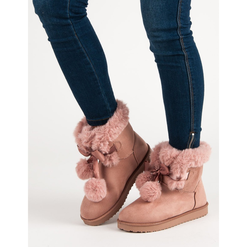 Moderiktigt pulver Mukluki rosa 1