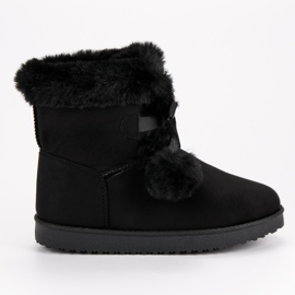 Moderiktigt svart Mukluki 2