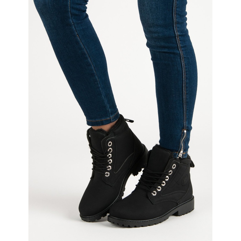 Klassiska svarta vandringsskor 1