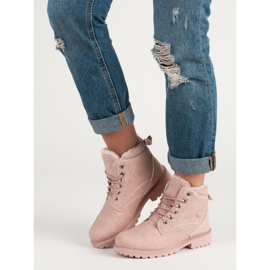 Klassiska rosa vandringsskor 2