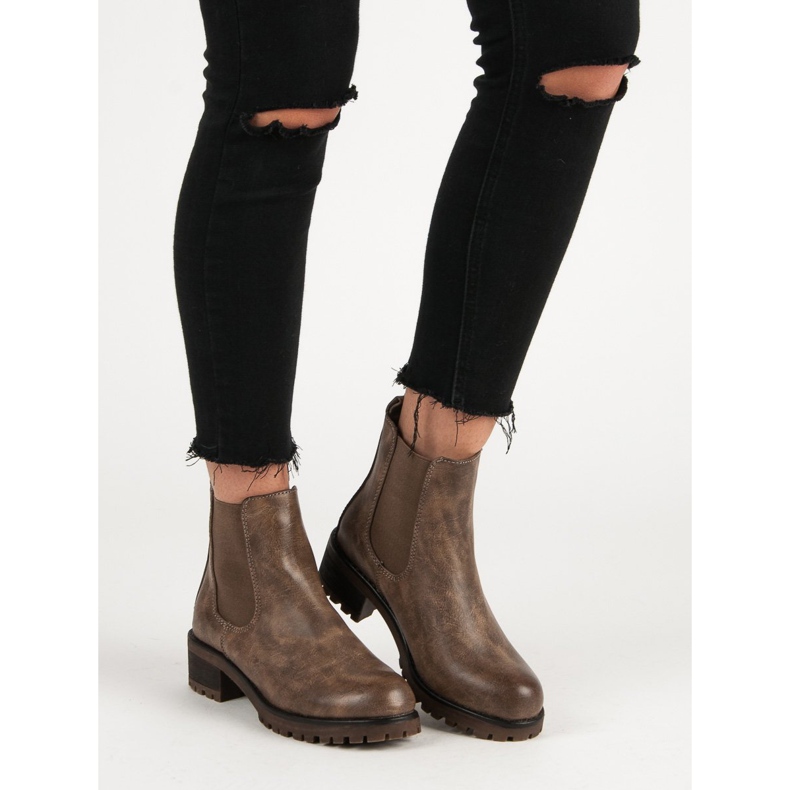 SDS Casual Chelsea -stövlar brun 1