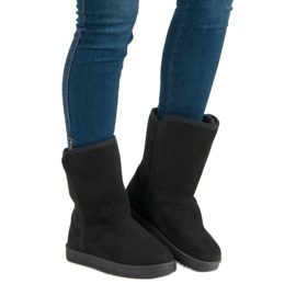 R'S Klassiska svarta snöskor 1