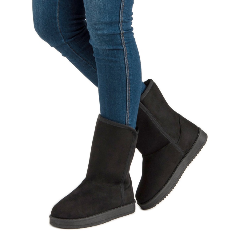 R'S Klassiska svarta snöskor 2