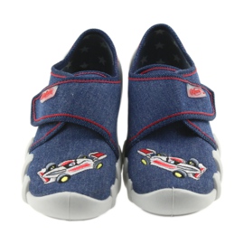Befado barnskor tofflor 273X235 blå röd 3