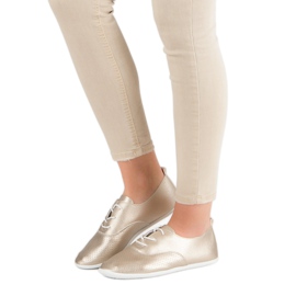 Golden Knotted Sneakers gyllene 1