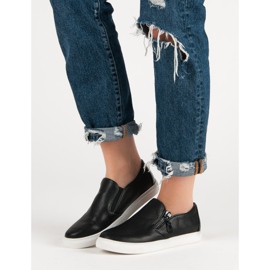 Weide Svarta Slipons 2