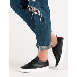 Knutna sneakers svart 1