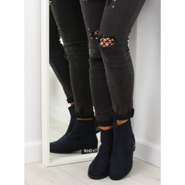 Marinblå stövlar för kvinnor 168-176 Blå 1