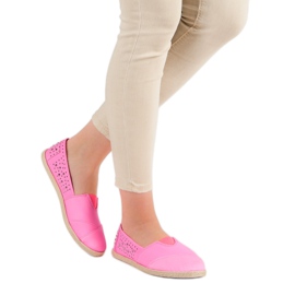 Espadrilles med jetplan rosa 2