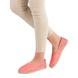 Espadrilles med jetplan rosa 1